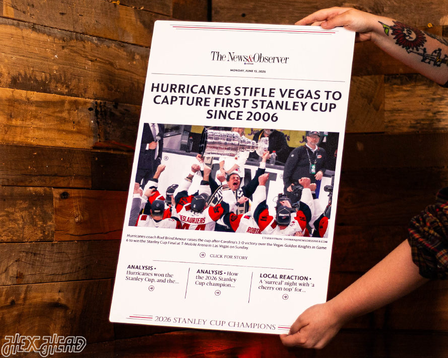 2026 Stanley Cup Front Page - JUNE 15, 2026 Metal Wall Art