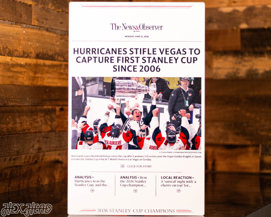 2026 Stanley Cup Front Page - JUNE 15, 2026 Metal Wall Art