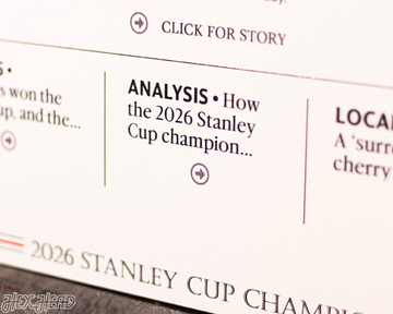 2026 Stanley Cup Front Page - JUNE 15, 2026 Metal Wall Art