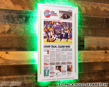 USA Today Seattle Seahawks 2014 Super Bowl Front Page - FEB 3, 2014