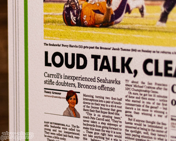 USA Today Seattle Seahawks 2014 Super Bowl Front Page - FEB 3, 2014