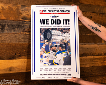 St Louis Post Dispatch Blues 2019 STANLEY CUP Front Page - APRIL 6, 2019