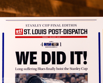 St Louis Post Dispatch Blues 2019 STANLEY CUP Front Page - APRIL 6, 2019