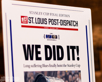St Louis Post Dispatch Blues 2019 STANLEY CUP Front Page - APRIL 6, 2019