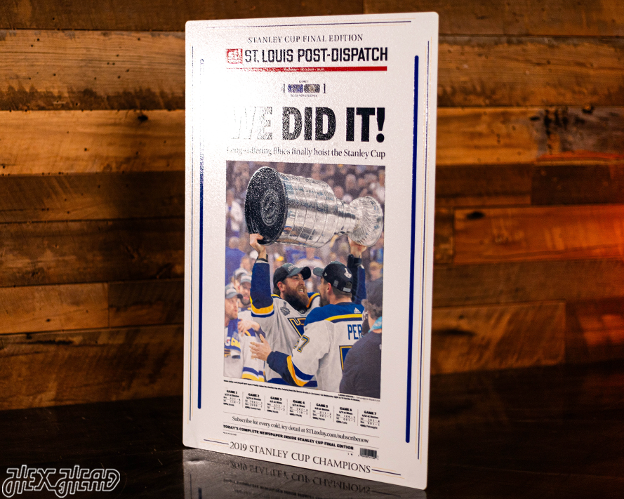 St Louis Post Dispatch Blues 2019 STANLEY CUP Front Page - APRIL 6, 2019