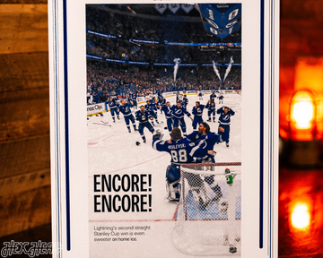 Tampa Bay Times Lightning 2021 STANLEY CUP Front Page - JULY 8, 2021