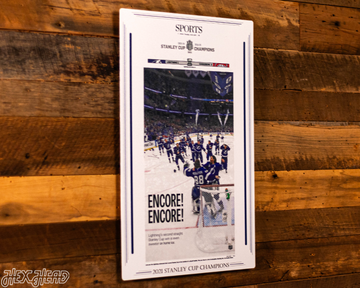 Tampa Bay Times Lightning 2021 STANLEY CUP Front Page - JULY 8, 2021