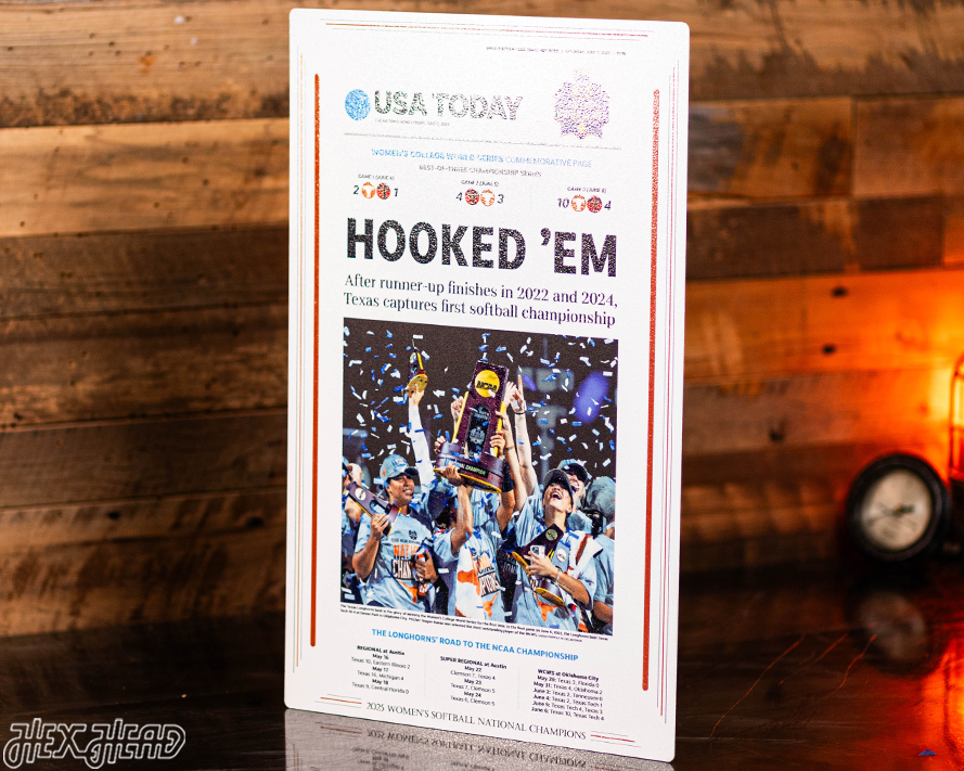 USA Today Longhorns 2025 Women's College World Series Front Page - JUNE 7, 2025