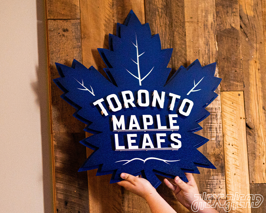 Toronto Maple Leafs NHL 3D Vintage Metal Wall Art