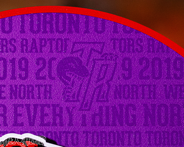 Toronto Raptors CRAFT SERIES 3D Embossed Metal Wall Art