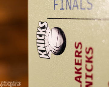 Personalized New York Knicks 1970 NBA Finals Ticket Stub Single Layer Metal Wall Art