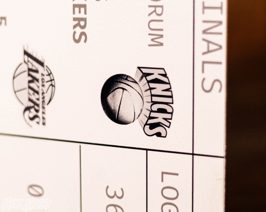 New York Knicks 1973 NBA Finals Ticket Stub Single Layer Metal Wall Art