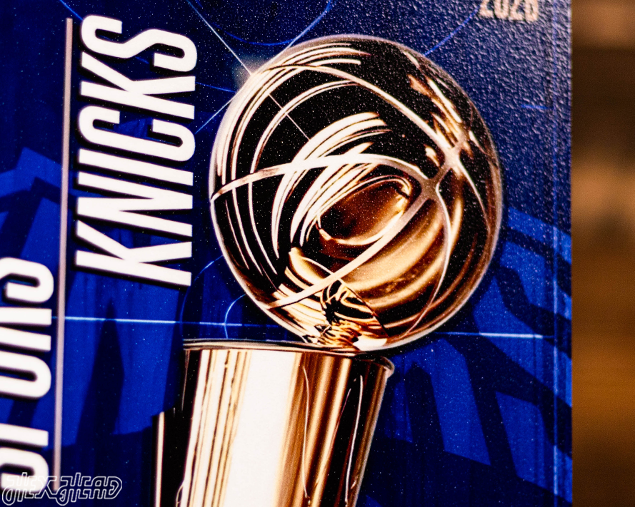 New York Knicks Personalized GAME 4 2026 NBA Finals Ticket Stub Single Layer Metal Wall Art