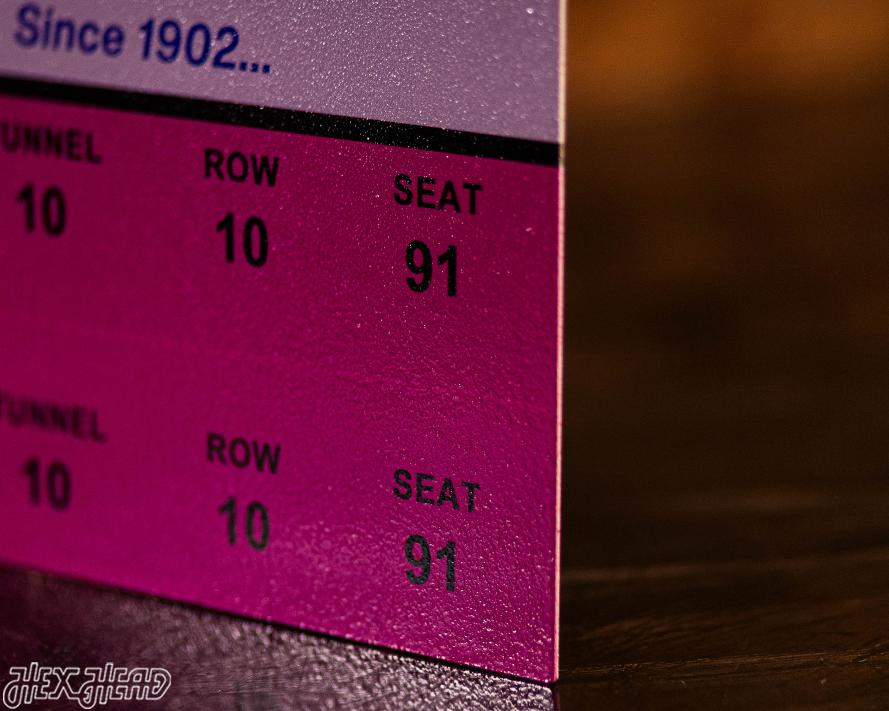 Miami Hurricanes 2002 National Championship Ticket Stub Single Layer Metal Wall Art