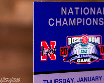 Miami Hurricanes 2002 National Championship Ticket Stub Single Layer Metal Wall Art