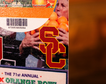 USC Trojans 2005 National Championship Ticket Stub Single Layer Metal Wall Art