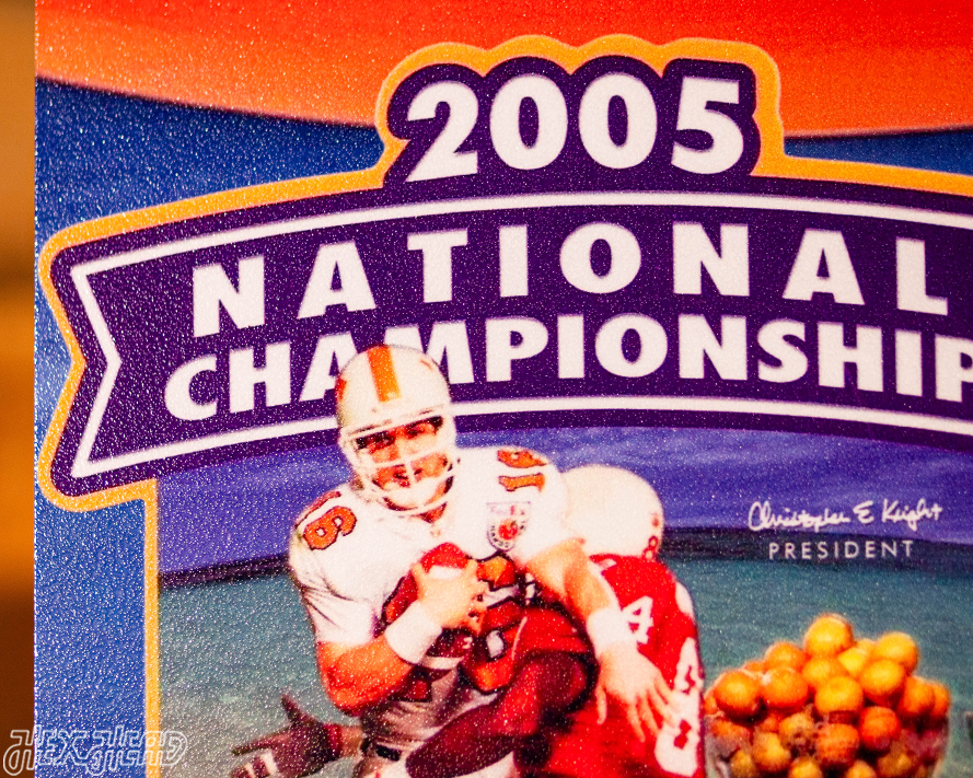 USC Trojans 2005 National Championship Ticket Stub Single Layer Metal Wall Art