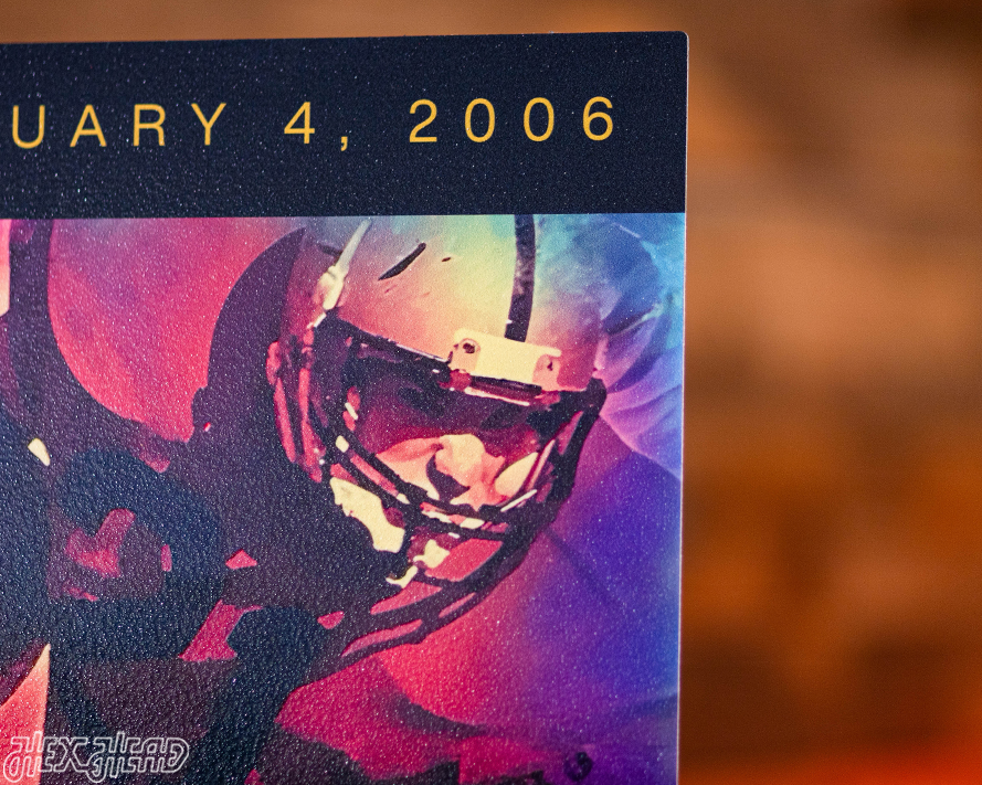 Texas Longhorns 2006 National Championship Ticket Stub Single Layer Metal Wall Art