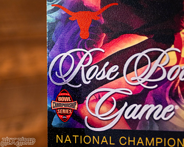 Texas Longhorns 2006 National Championship Ticket Stub Single Layer Metal Wall Art