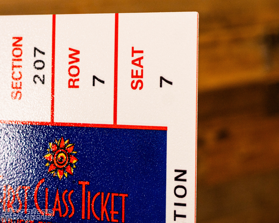 Notre Dame 1988 Fiesta Bowl XVIII Ticket Stub Single Layer Metal Wall Art