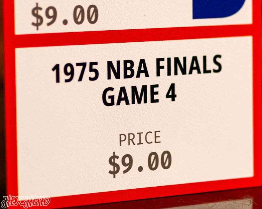 Golden State Warriors 1975 NBA Finals Ticket Stub Single Layer Metal Wall Art