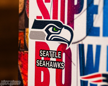 Super Bowl LX Ticket Stub Single Layer Metal Wall Art