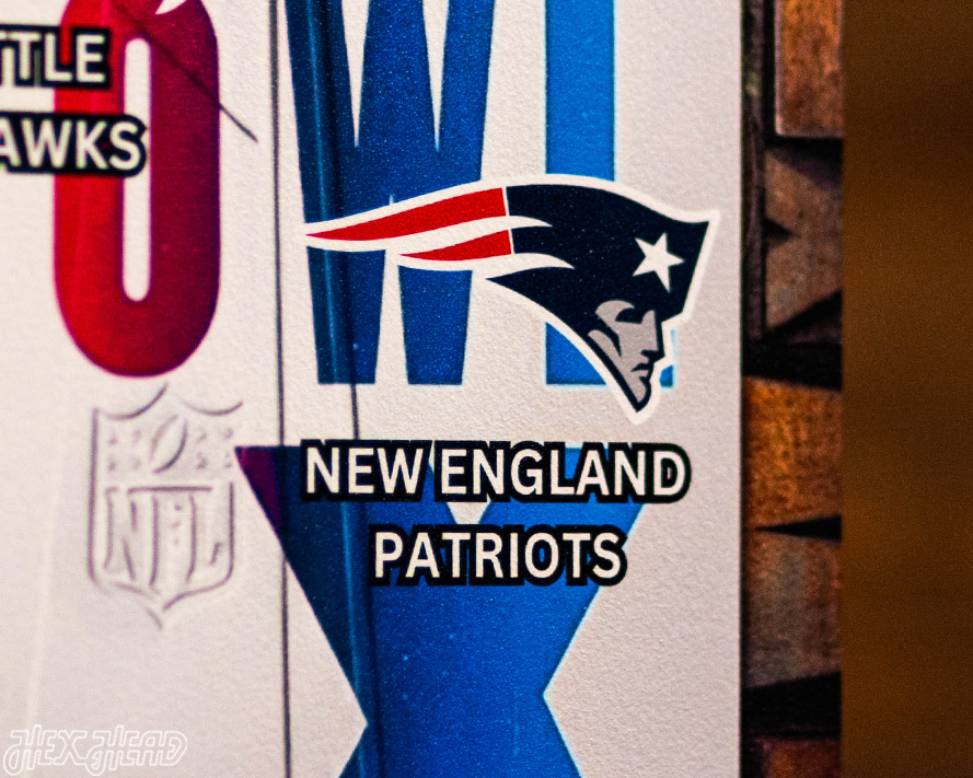 Super Bowl LX Ticket Stub Single Layer Metal Wall Art