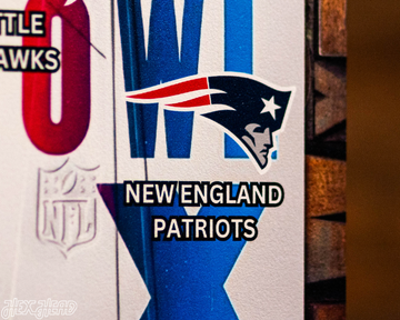 Super Bowl LX Ticket Stub Single Layer Metal Wall Art