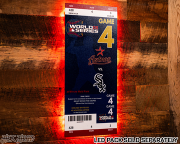 Chicago White Sox 2005 World Series Ticket Stub Single Layer Metal Wall Art