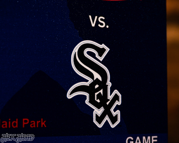 Chicago White Sox Personalized 2005 World Series Ticket Stub Single Layer Metal Wall Art