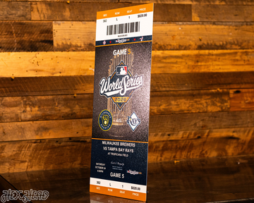 Personalized 2026 World Series Ticket Stub Single Layer Metal Wall Art