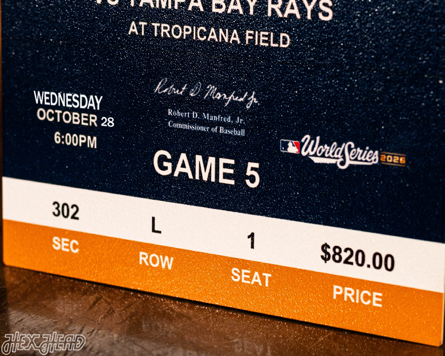 2026 World Series Ticket Stub Single Layer Metal Wall Art
