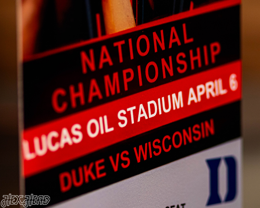 Duke Blue Devils 2015 National Basketball Championship Ticket Stub Single Layer Metal Wall Art