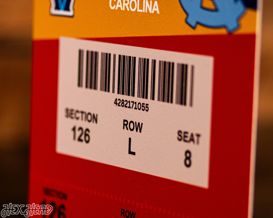 Villanova Wildcats 2016 National Basketball Championship Ticket Stub Single Layer Metal Wall Art