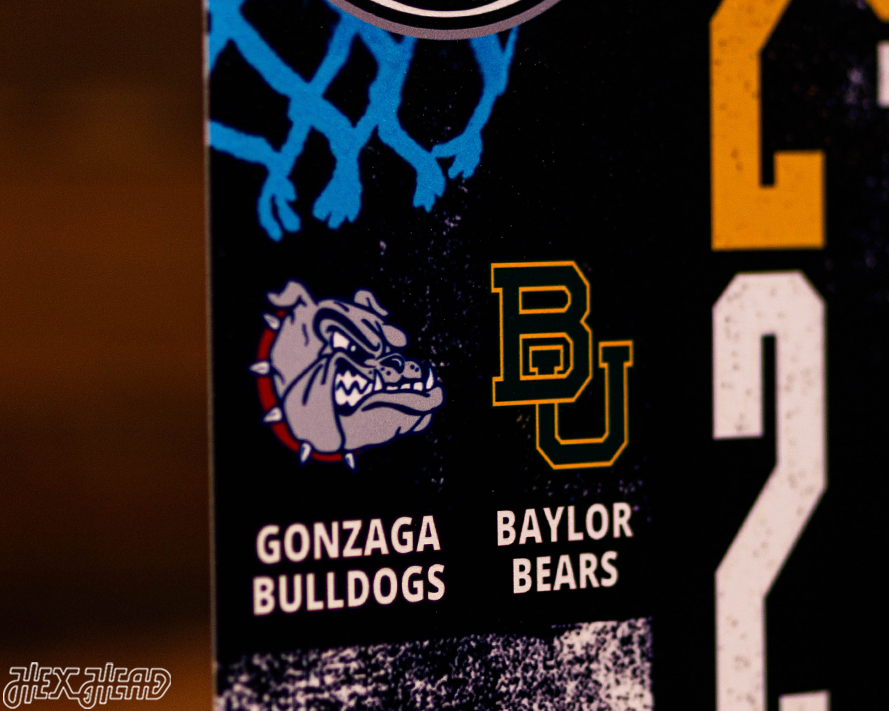 Baylor Bears 2021 National Basketball Championship Ticket Stub Single Layer Metal Wall Art