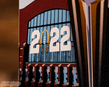 Georgia Bulldogs Personalized 2021 National Championship Ticket Stub Single Layer Metal Wall Art
