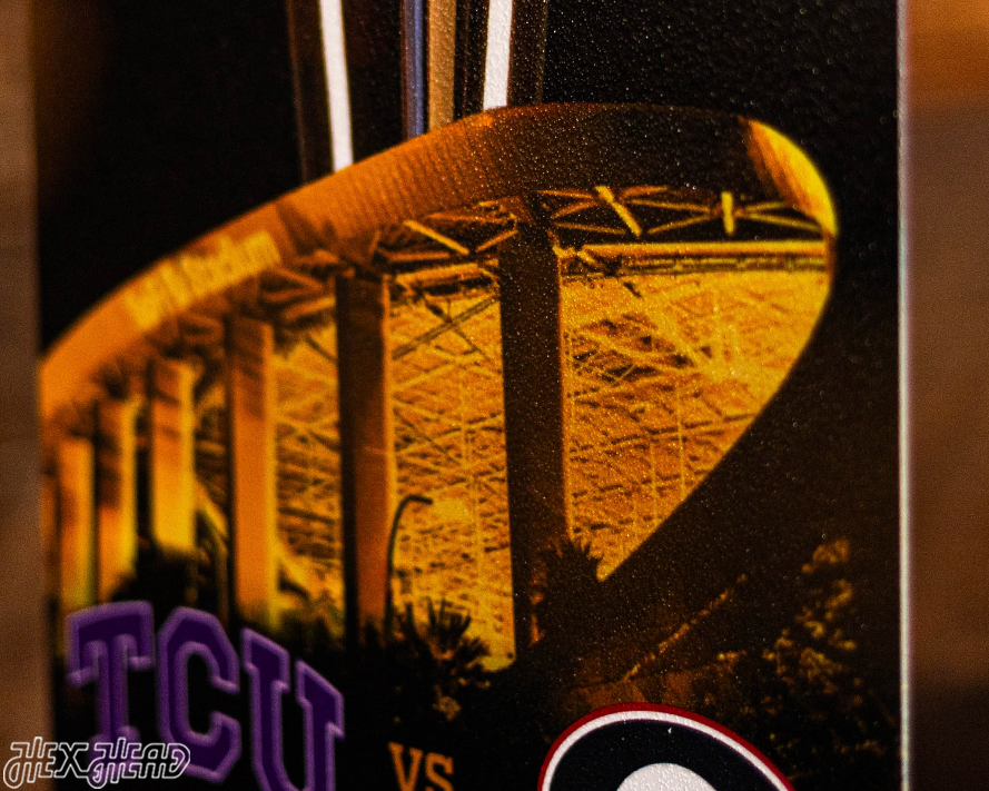 Georgia Bulldogs 2023 National Championship Ticket Stub Single Layer Metal Wall Art