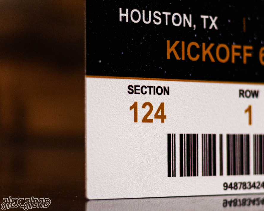 Michigan Wolverines 2024 National Championship Ticket Stub Single Layer Metal Wall Art