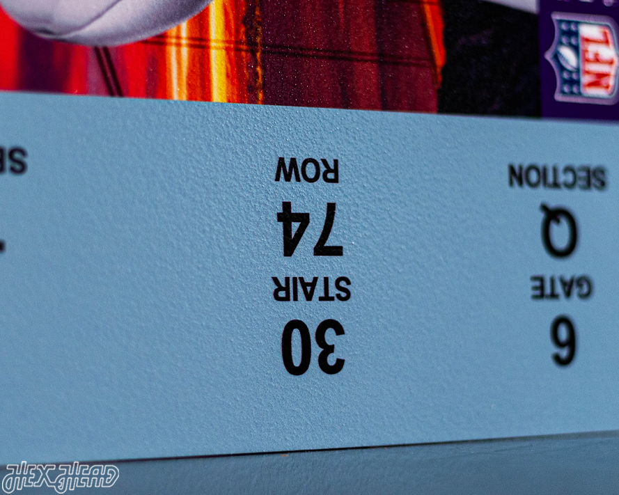 San Francisco 49ers Super Bowl XIX Ticket Stub Single Layer Metal Wall Art