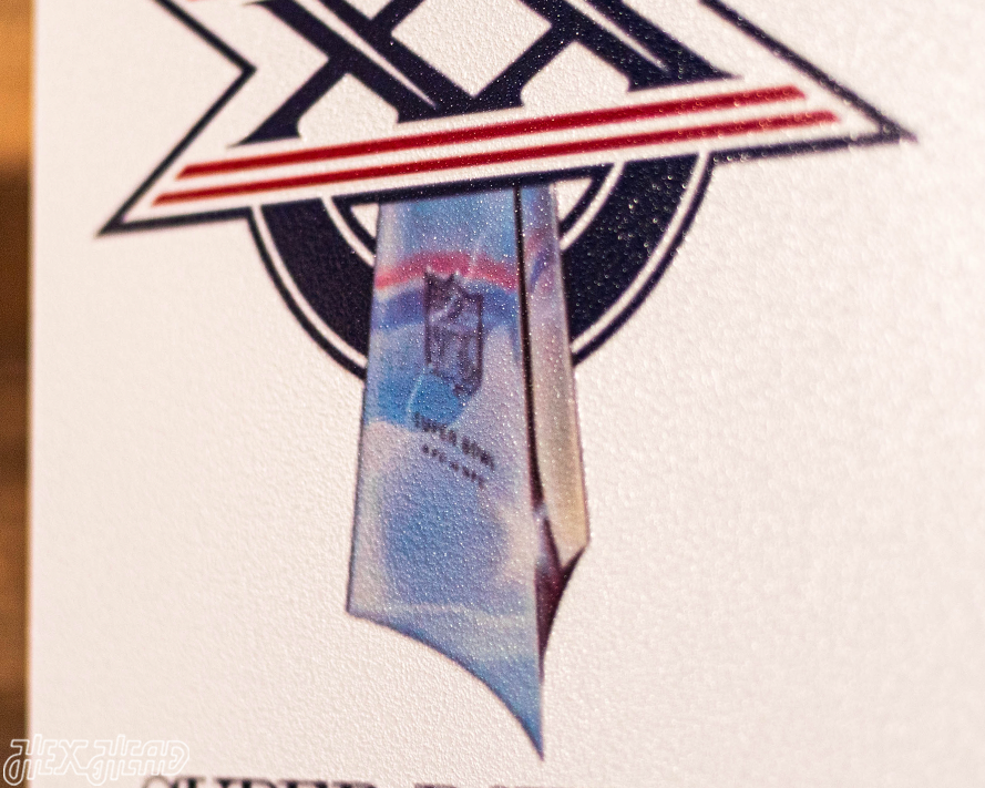 Chicago Bears Super Bowl XX Ticket Stub Single Layer Metal Wall Art