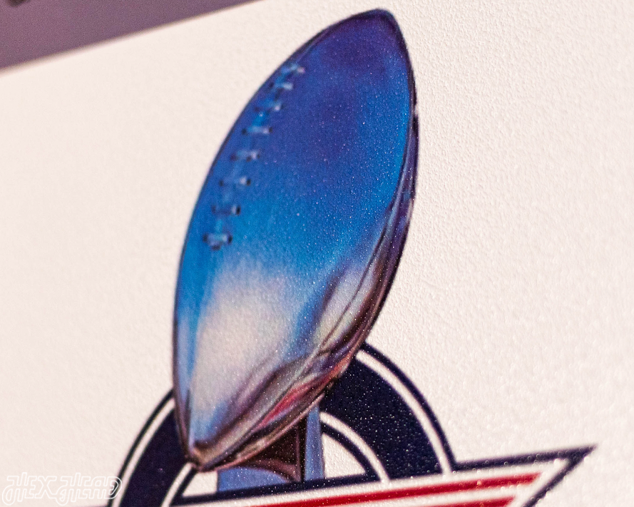 Chicago Bears Super Bowl XX Ticket Stub Single Layer Metal Wall Art