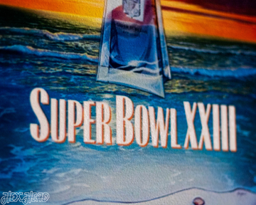 San Francisco 49ers Super Bowl XXIII Ticket Stub Single Layer Metal Wall Art