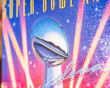 Dallas Cowboys Personalized Super Bowl XXVII Ticket Stub Single Layer Metal Wall Art