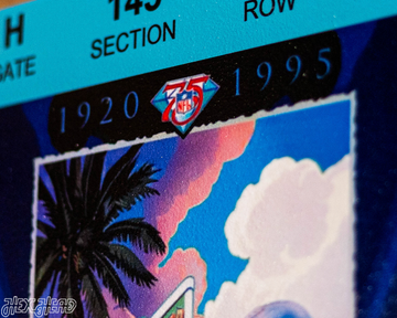 San Francisco 49ers Super Bowl XXIX Ticket Stub Single Layer Metal Wall Art