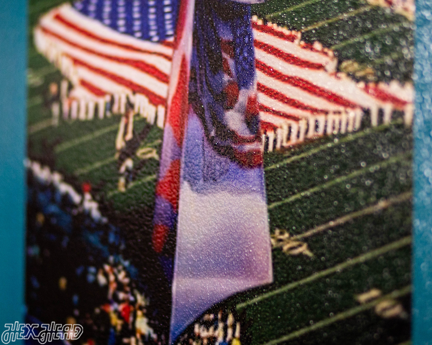 New England Patriots Super Bowl XXXVI Ticket Stub Single Layer Metal Wall Art