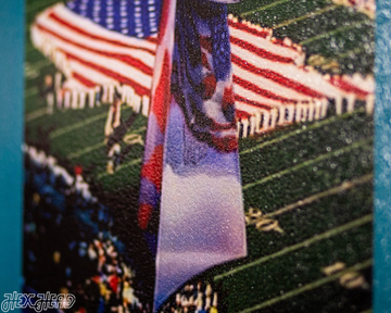 New England Patriots Super Bowl XXXVI Ticket Stub Single Layer Metal Wall Art