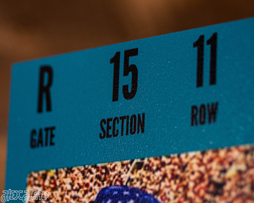 New England Patriots Super Bowl XXXVI Ticket Stub Single Layer Metal Wall Art