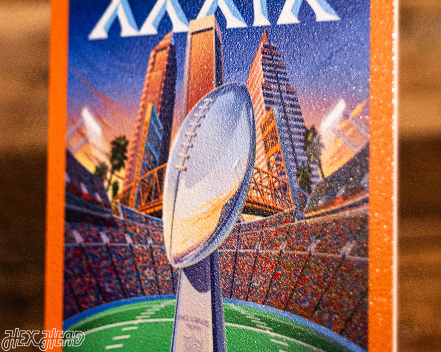 New England Patriots Super Bowl XXXIX Ticket Stub Single Layer Metal Wall Art