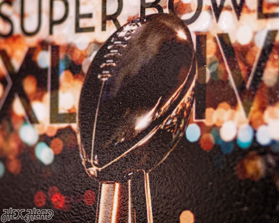 New Orleans Saints Super Bowl XLIV Ticket Stub Single Layer Metal Wall Art