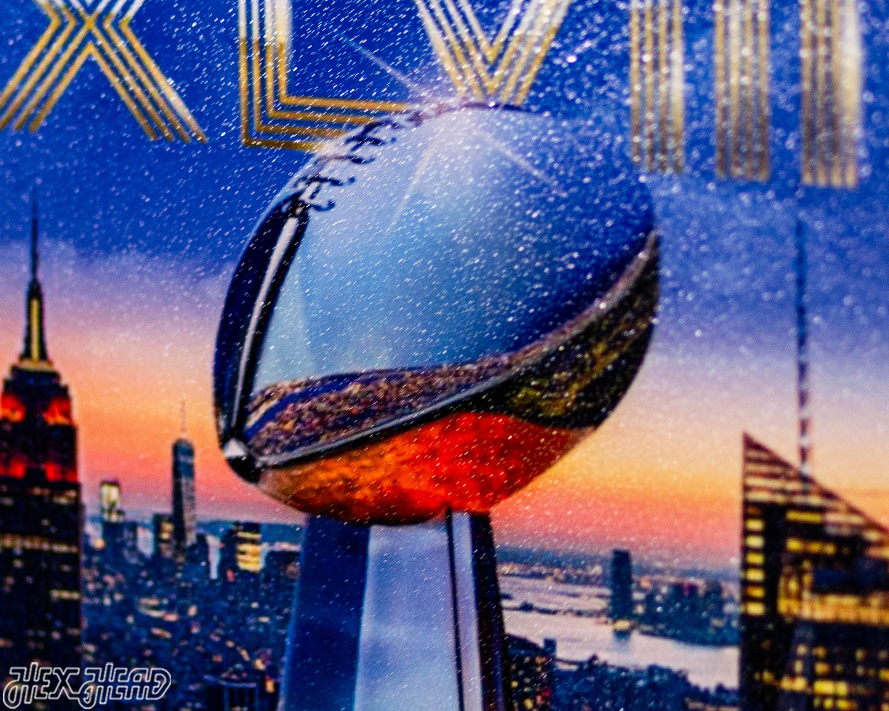 Seattle Seahawks Super Bowl XLVIII Ticket Stub Single Layer Metal Wall Art